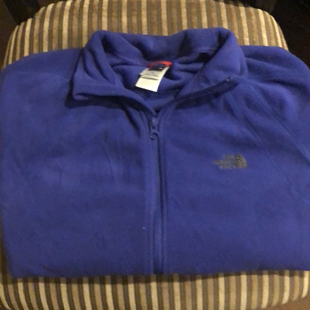 💜NORTHFACE Purple 💜 Lightweight zip up Sz Lg💜